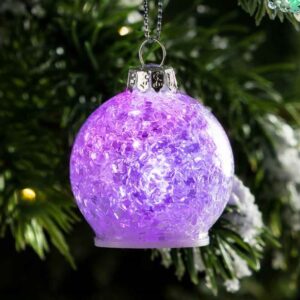 glitter baubles