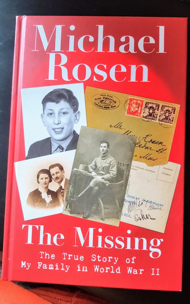 book cover, michael rosen - missing