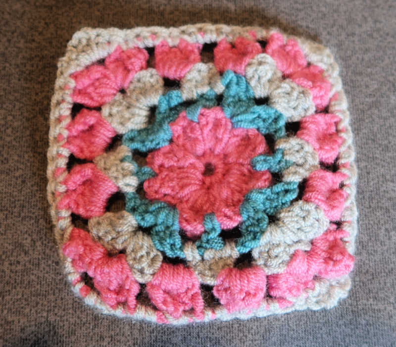 granny square crochet works in progress