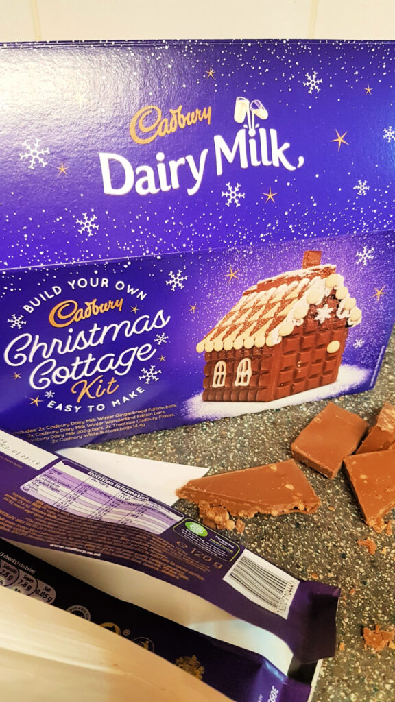 Cadburys Chocolate Christmas Cottage kit