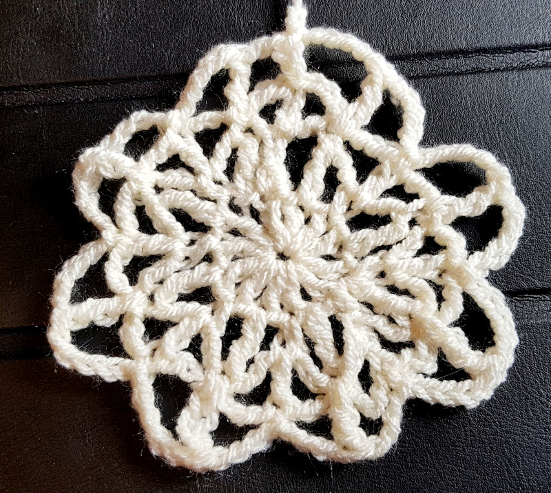 crochet snowflake