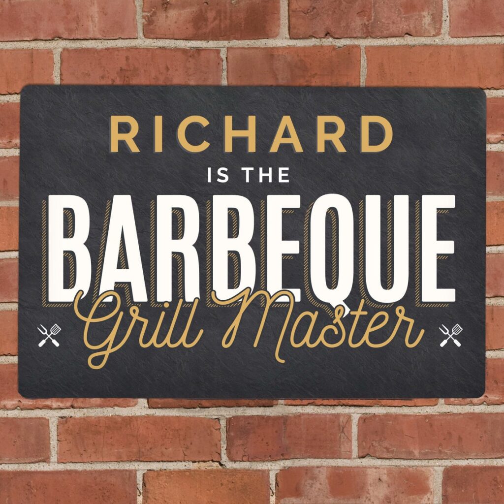 BBQ master wall sign