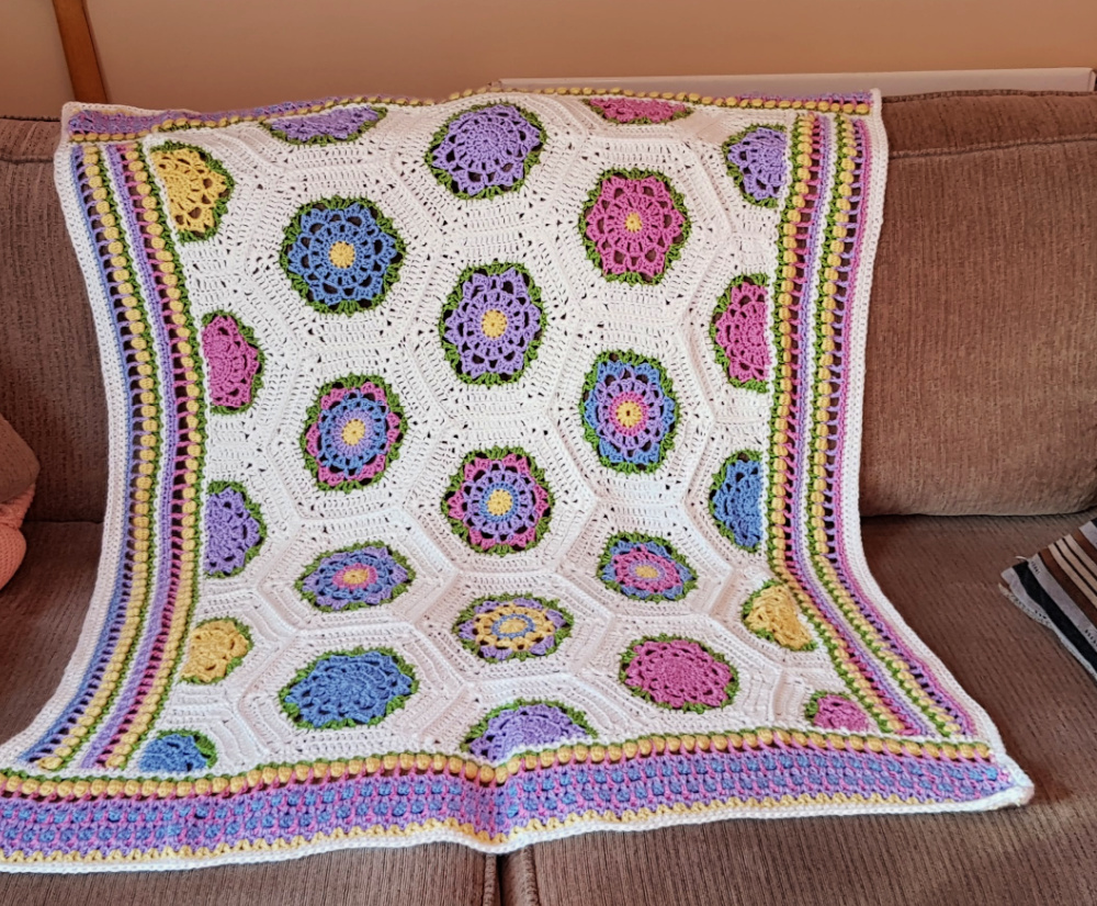 Baby blooms baby blanket