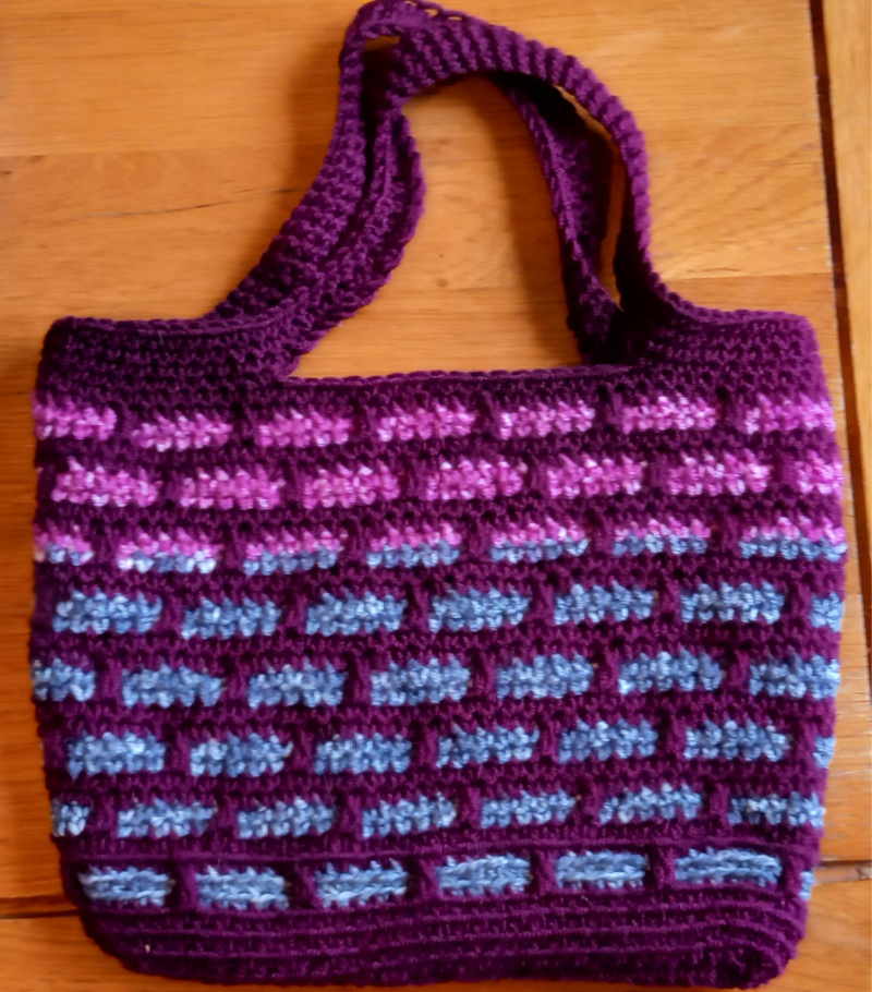 brick pattern little bag