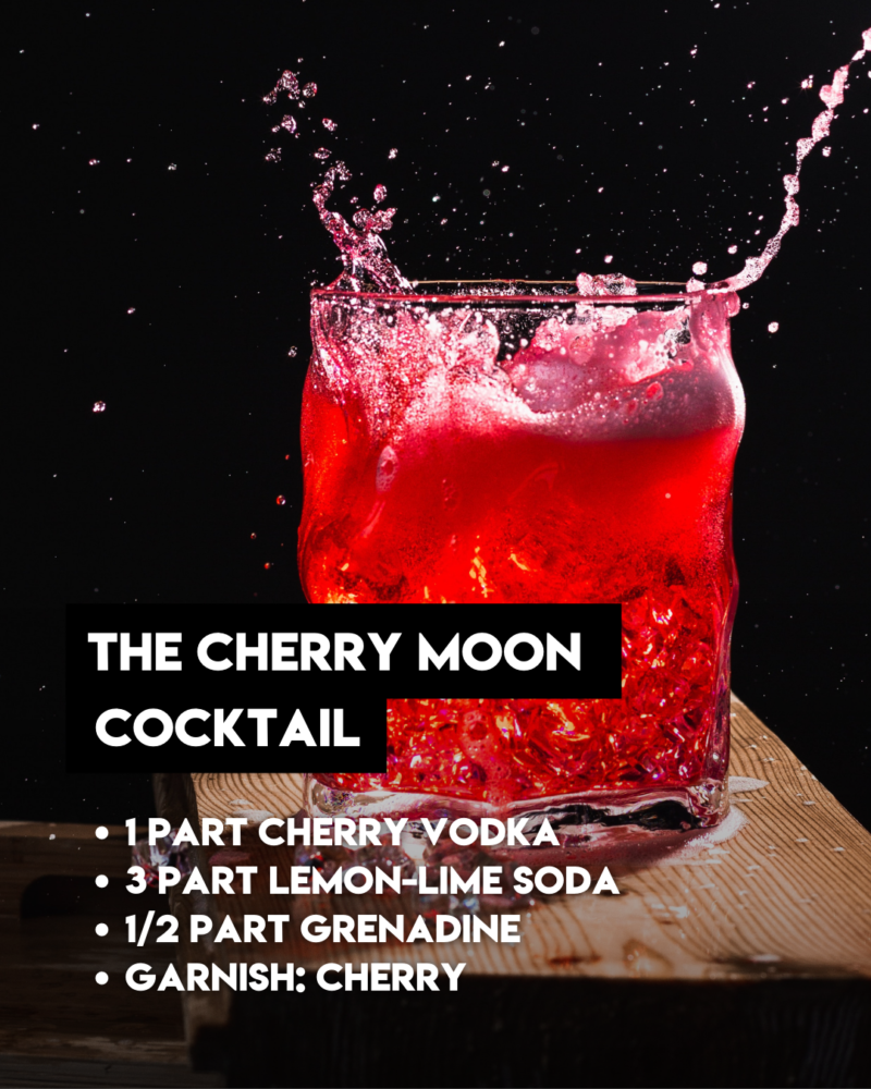 The Cherry Moon cocktail