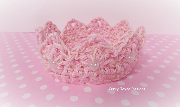 baby crown crochet pattern