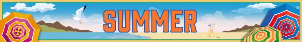 Summer reading banner