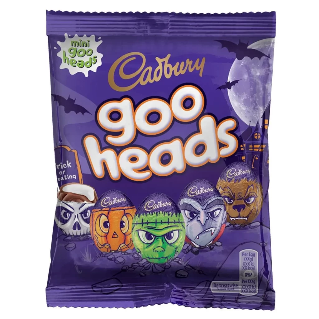Goo Heads mini chocolate eggs