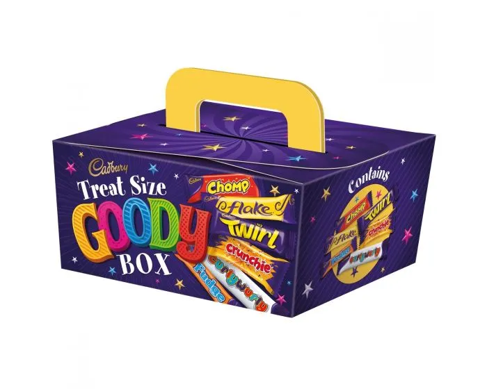 Cadbury Halloween treat size goody box
