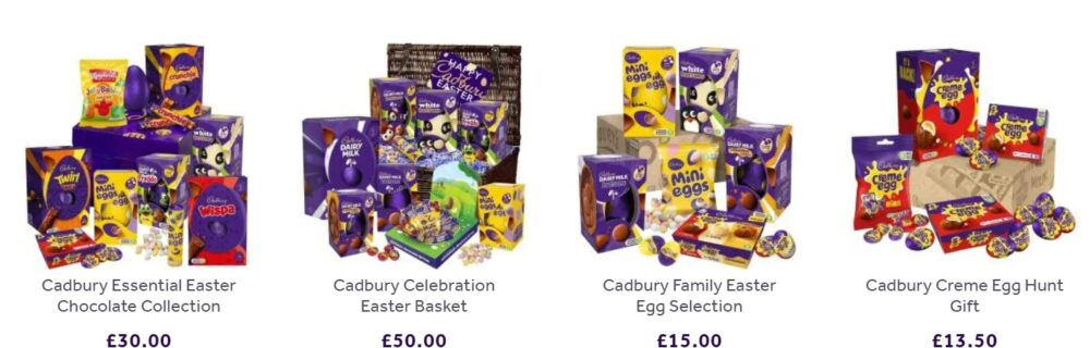 cadburys hampers