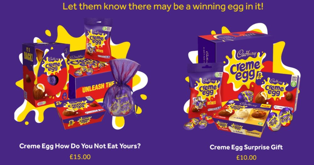 How do you not eat your Cadbury Cream Egg and win £1000