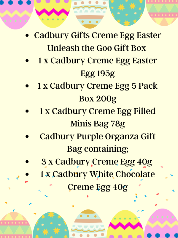 creme egg box contents