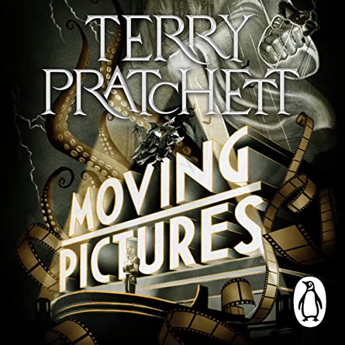 Moving Pictures, cover, by Terry Pratchett, Audible 