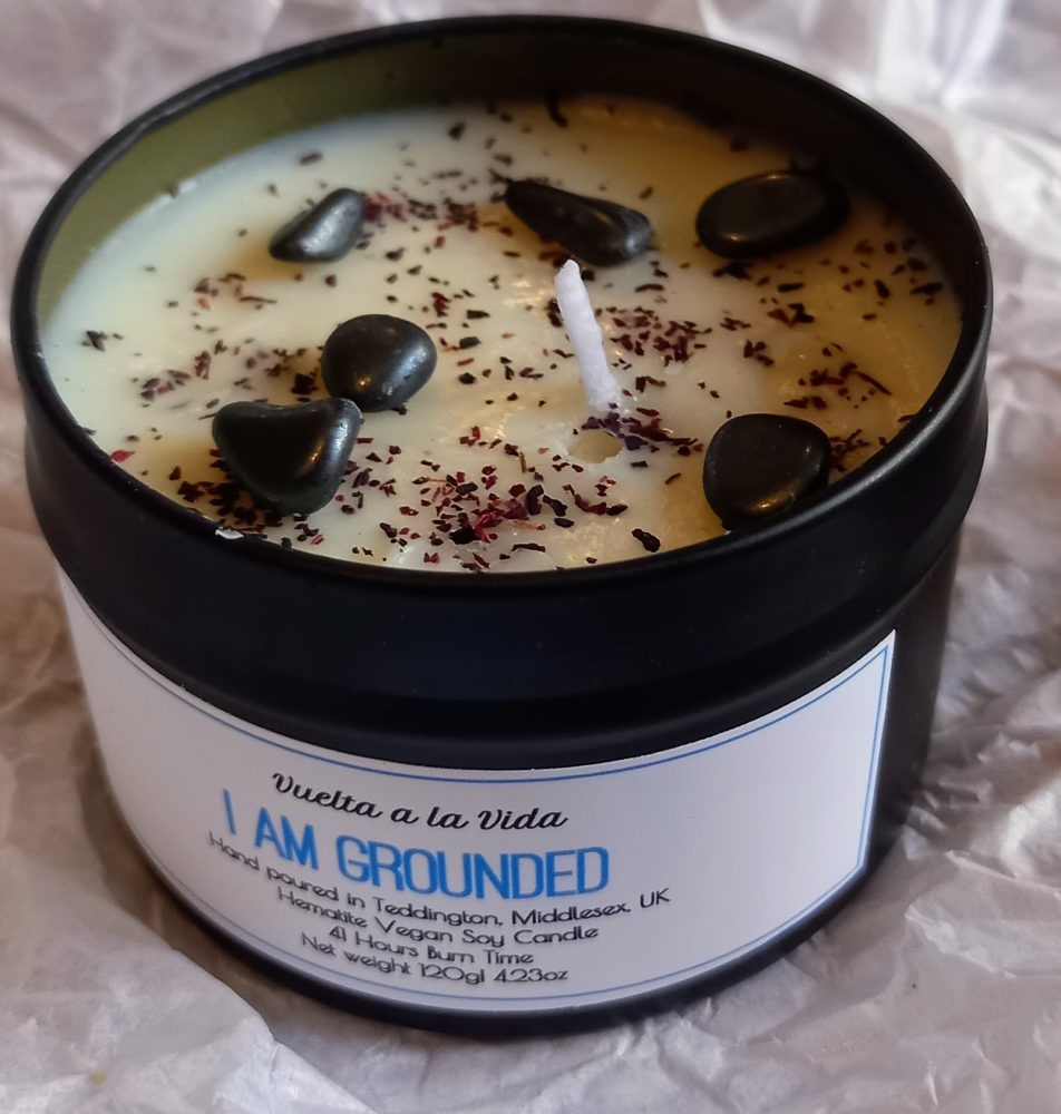 I am grounded crystal candles sale