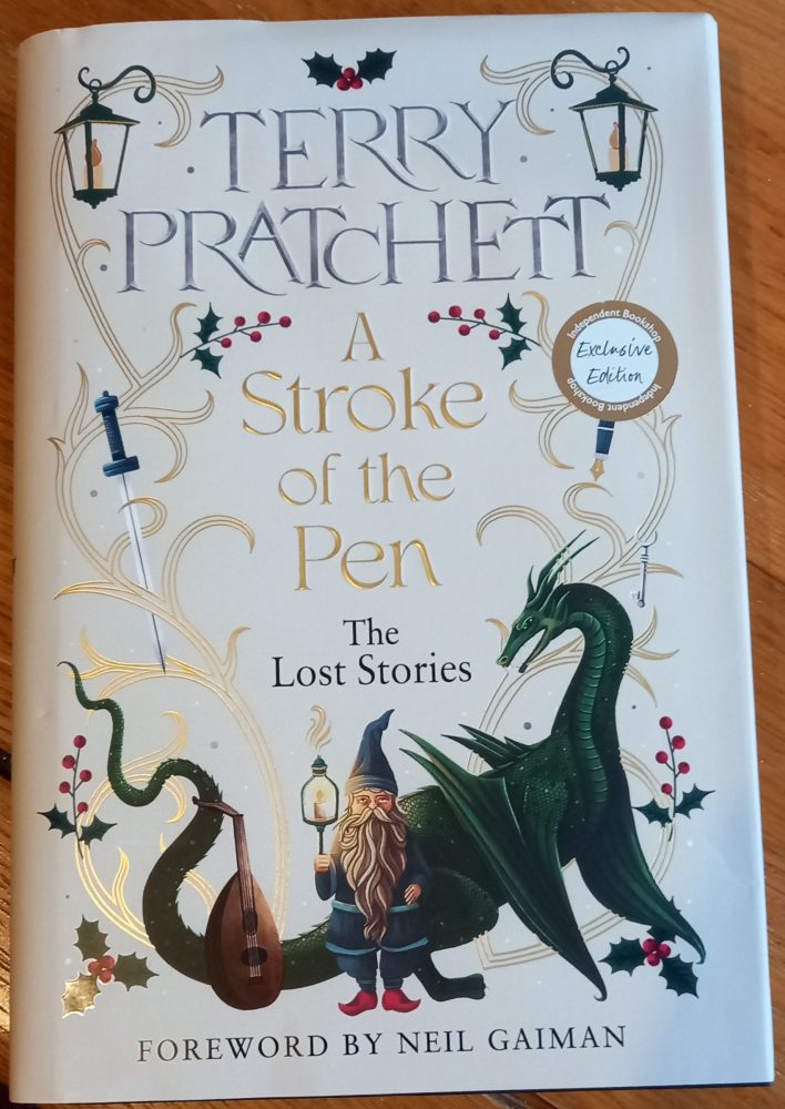 A Stroke of the Pen, the Lost Stories by Terry Pratchett, book cover special edition