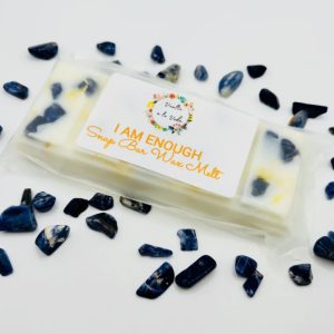 snap bar wax melt with crystals