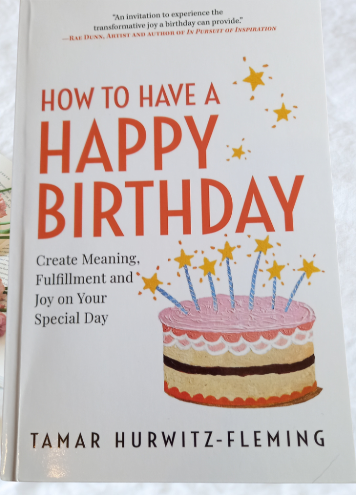 How to Have a Happy Birthday, book cover with picture of birthday cake