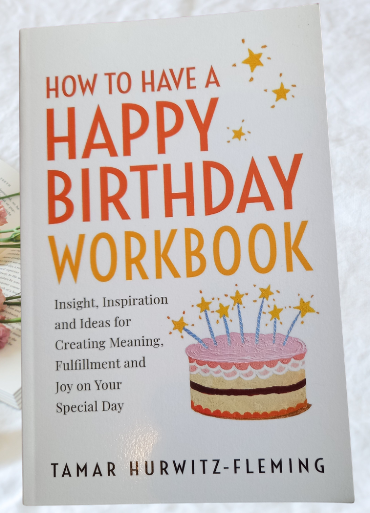 How to have a happy birthday Workbook cover with birthday cake